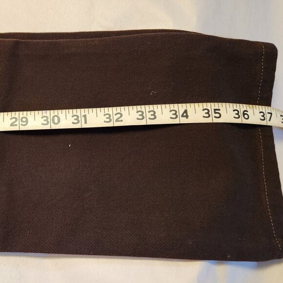 Gloria Vanderbelt Amanda Classic High Rise Tapered Strech Jeans Coffee 4P - Picture 4 of 6